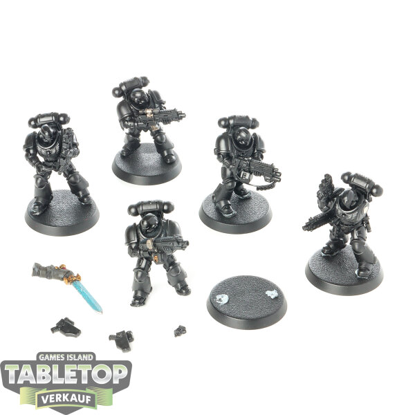 Space Marines - 5x Intercessor Squad - teilweise bemalt