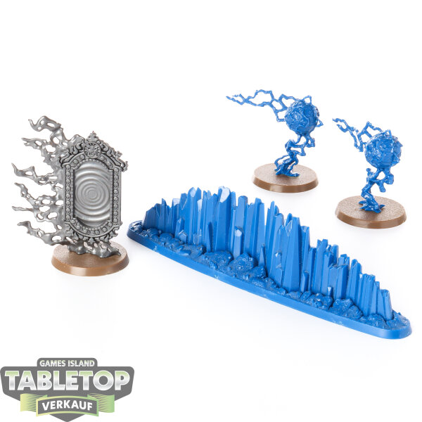 Age of Sigmar - 4 Endless Spells - unbemalt