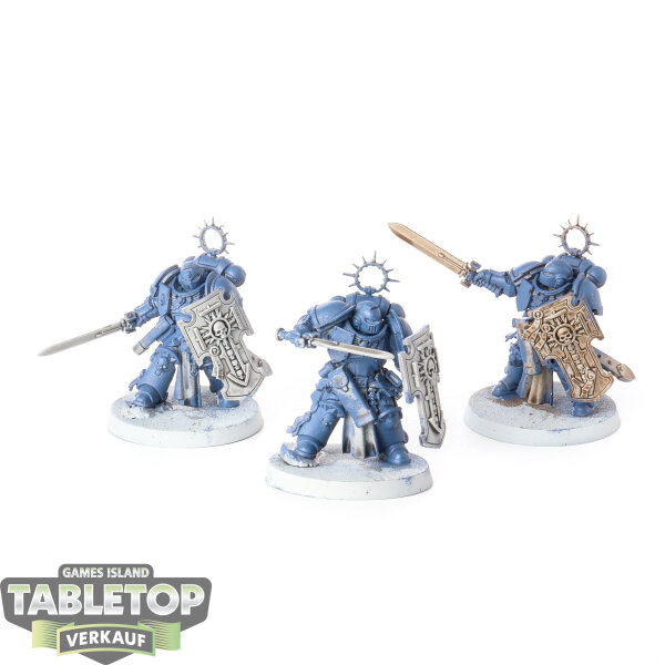 Space Marines - 3 Bladeguard Veteran Squad - teilweise bemalt