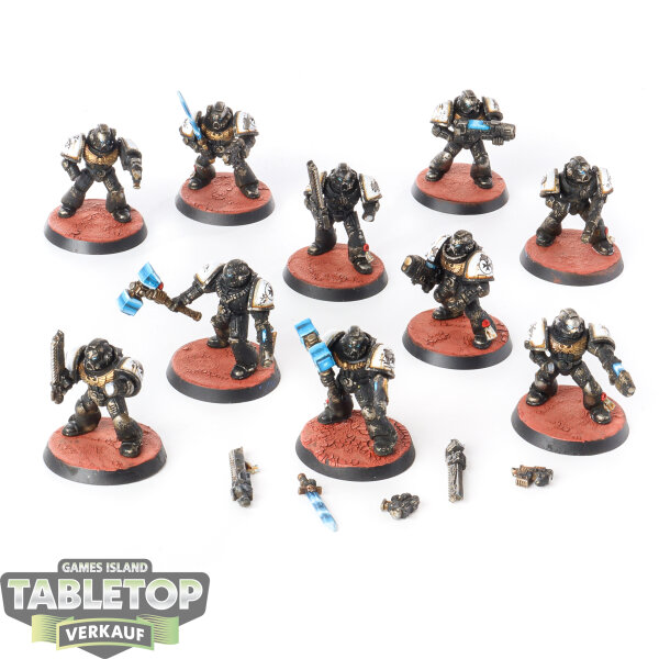 Black Templars - 10 Crusader Squad classic - bemalt