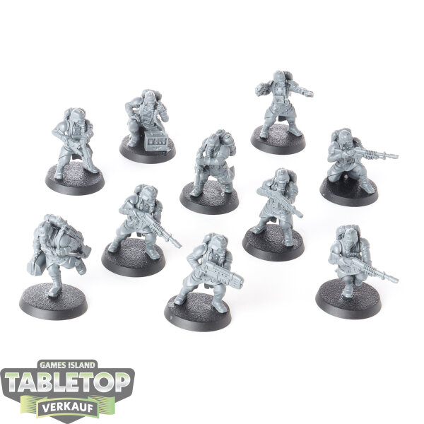 Astra Militarum - 10 Death Korps of Krieg - unbemalt