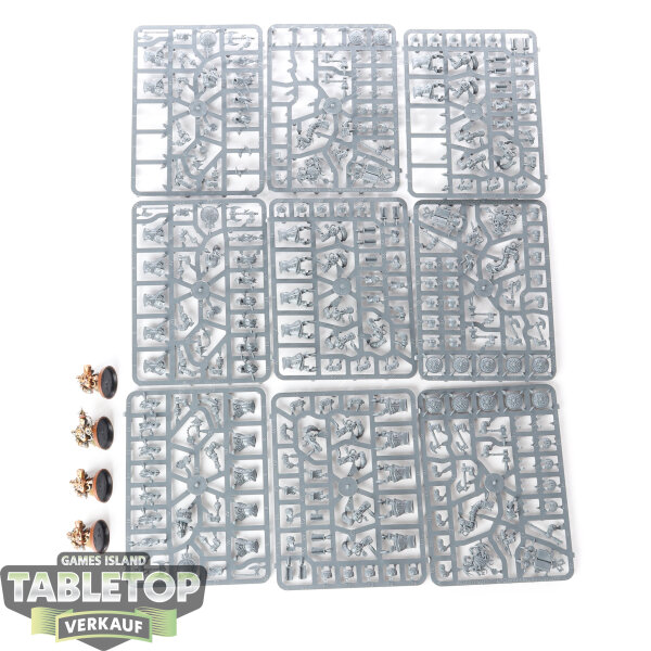 Dwarfen Mountain Holds - 16 Dwarf Irondrakes - teilweise gebaut