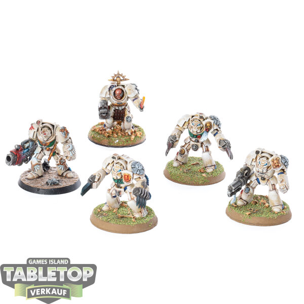 Dark Angels - 5x Deathwing Terminators - bemalt