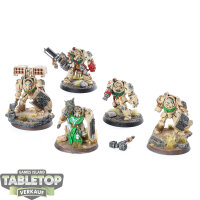 Dark Angels - 5x Deathwing Terminators - bemalt