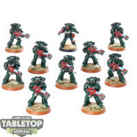 Dark Angels - 10x Hellblaster Squad - bemalt