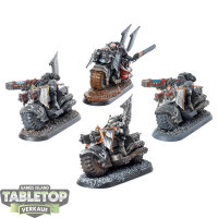 Dark Angels - 4x Ravenwing Bike Squadron klassisch - bemalt