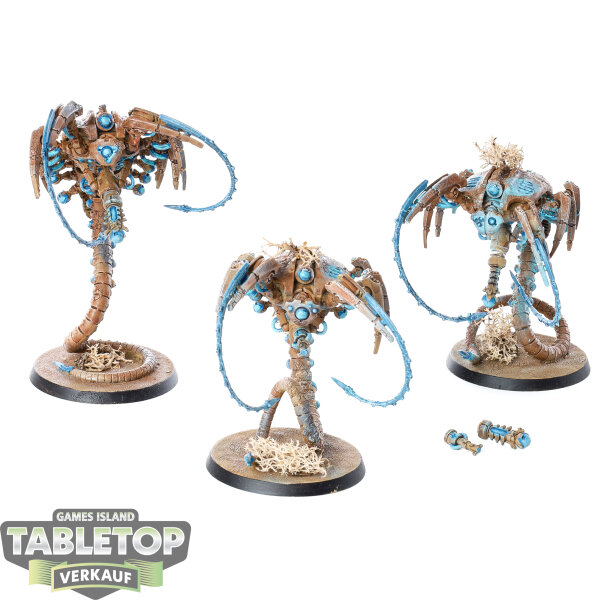 Necrons - 3x Canoptek Wraiths - bemalt