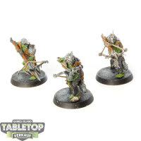 Orruk Warclans - 3 Man-Skewer Boltboyz - bemalt