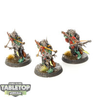 Orruk Warclans - 3 Man-Skewer Boltboyz - bemalt
