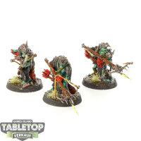 Orruk Warclans - 3 Man-Skewer Boltboyz - bemalt