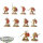 Orruk Warclans - 10 Gutrippaz - bemalt