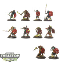 Orruk Warclans - 10 Gutrippaz - bemalt