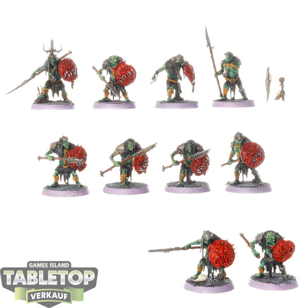 Orruk Warclans - 10 Gutrippaz - bemalt