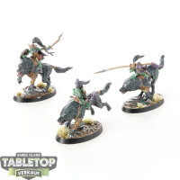 Warhammer Underworlds - 3x Rippas Snarlfangs  - bemalt