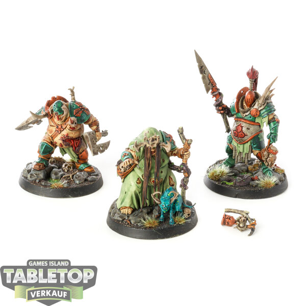 Warhammer Underworlds - 3x The Wurmspat - bemalt