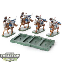 Runewars - 4 Daqan Oathsworn Cavalry Unit - bemalt