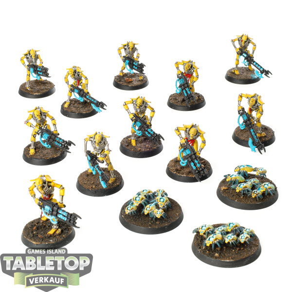 Necrons - 11x Necron Warriors - bemalt