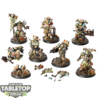 Death Guard - 7x Plague Marines - bemalt