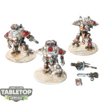Legion Imperiales - 3x Questoris Knights - bemalt