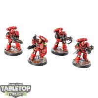 Space Marines - 4x Intercessor Squad - bemalt