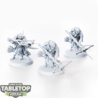 Orruk Warclans - 3x Man-Skewer Boltboyz - grundiert