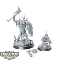 Orruk Warclans - Killaboss with Stab-grot - unbemalt