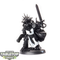 Black Templars - Black Templars Marshal - teilweise bemalt