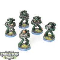 Dark Angels - 5x Tactical Squad - bemalt