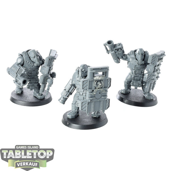 Astra Militarum - 3x Bullgryns - unbemalt