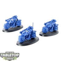Space Marines - 3x Bike Squad - unbemalt
