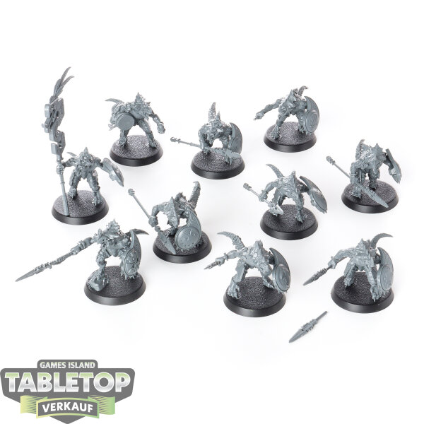 Seraphon - 10x Saurus Warriors - unbemalt