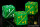 Baron of Dice - +1/ -1 Counters - Matte Green - Set of 12
