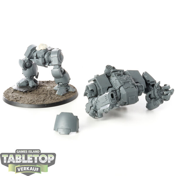 Space Marines - Primaris Redemptor Dreadnought - teilweise bemalt