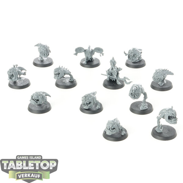 Gloomspite Gitz - 12x Squig Herd - unbemalt
