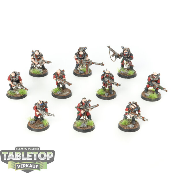 Genestealer Cults - 10x Neophyte Hybrids - bemalt