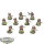 Genestealer Cults - 10x Neophyte Hybrids - bemalt