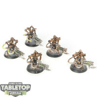 Necrons - 5x Immortals - teilweise bemalt