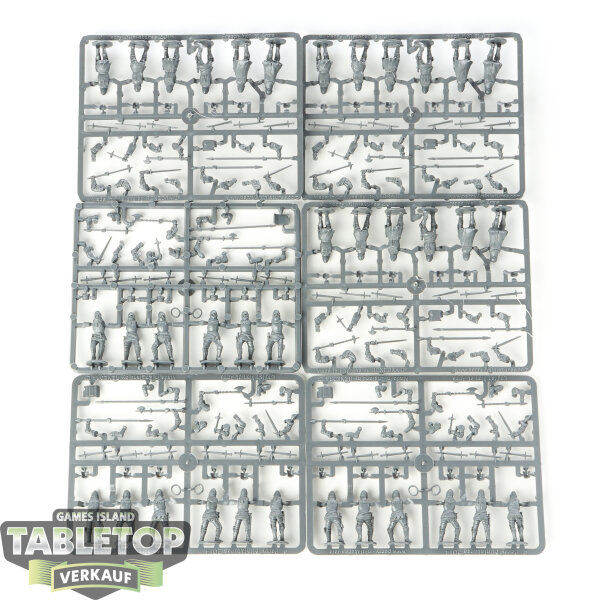 Perry Miniatures - 32x Agincourt Foot Knights - im Gussrahmen