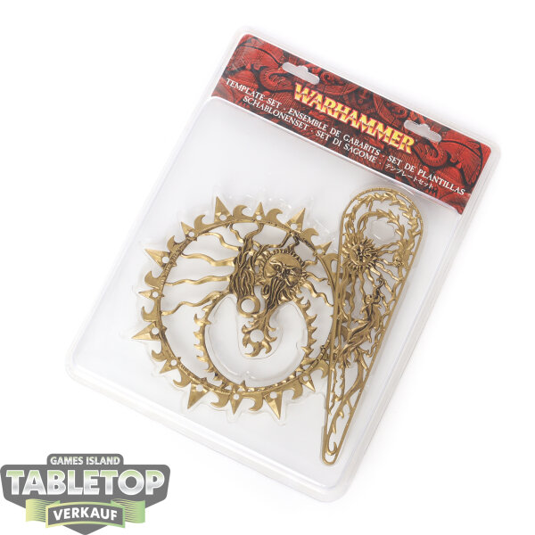 Spielzubehör - Warhammer Fantasy Template Set - Originalverpackt / Neu