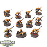 Tyraniden - 10x Termagants - teilweise bemalt