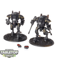 Imperial Knights - 2x Armiger Helverins - teilweise bemalt