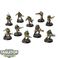 Astra Militarum - 10 Cadian Shock Troops - gut bemalt