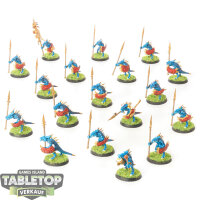 Seraphon - 18x Saurus Warriors - klassisch - bemalt
