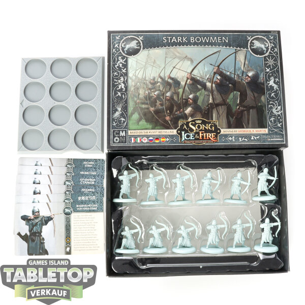 Stark - 12x Stark Bowmen - unbemalt