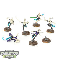 Aeldari - 6x Harlequin Troupe - teilweise bemalt