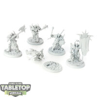 Slaves to Darkness - 5x Chaos Chosen - grundiert
