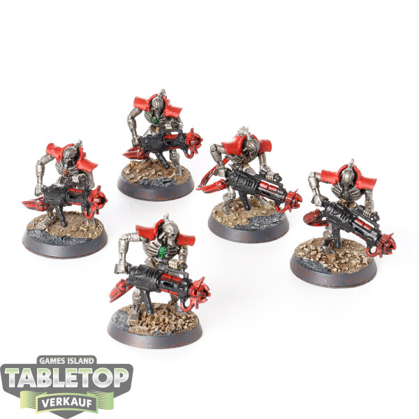 Necrons - 5x Immortals - bemalt