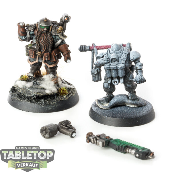 Miniaturen - 2x Iron-master - teilweise bemalt