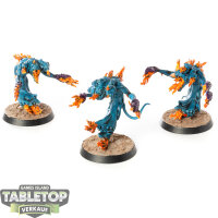 Disciples of Tzeentch - 3x Flamers - bemalt