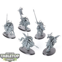 Slaves to Darkness - 5x Chaos Knights - unbemalt